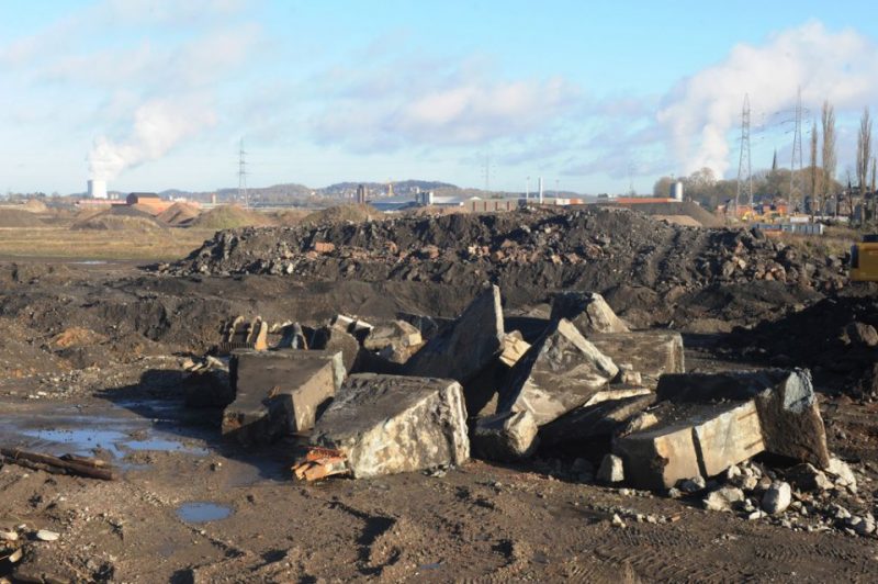 Charleroi : Les Travaux De Sécurisation Géotechnique Sur Le Site 