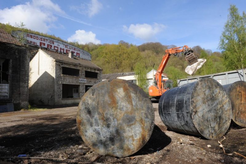 Chaudfontaine : Les Travaux De Déconstruction Commencent Sur Le Site 