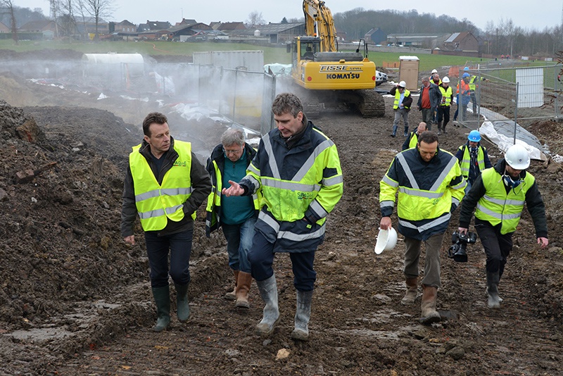 Mons/le Roeulx : Le Ministre Carlo Di Antonio Visite Le Chantier De Réhabilitation Du Site 