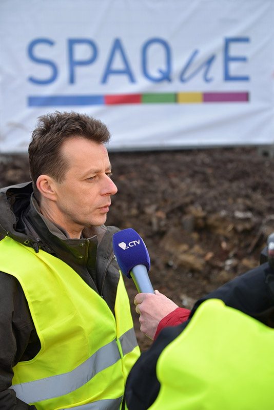 Mons/le Roeulx : Le Ministre Carlo Di Antonio Visite Le Chantier De Réhabilitation Du Site 