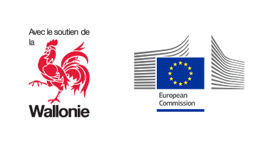 Logo Soutien Wallonie Et Commission Europeen